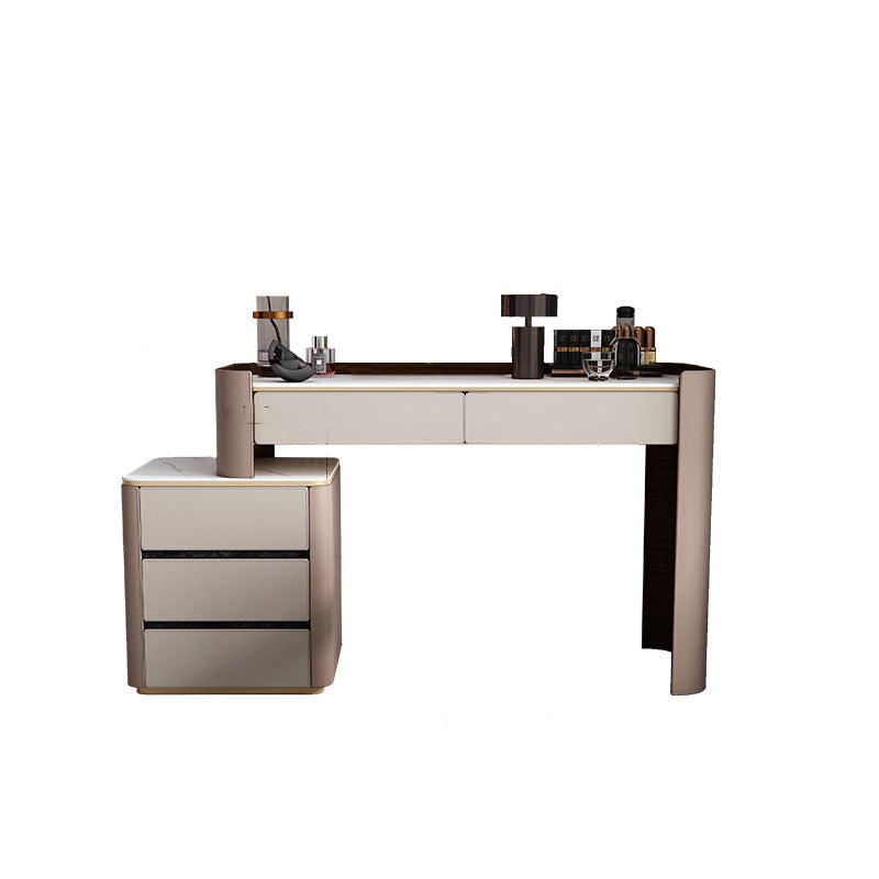 Eigentijds 30.7 "Hoogte Slate Top Table Make -up ijdelheid met laden