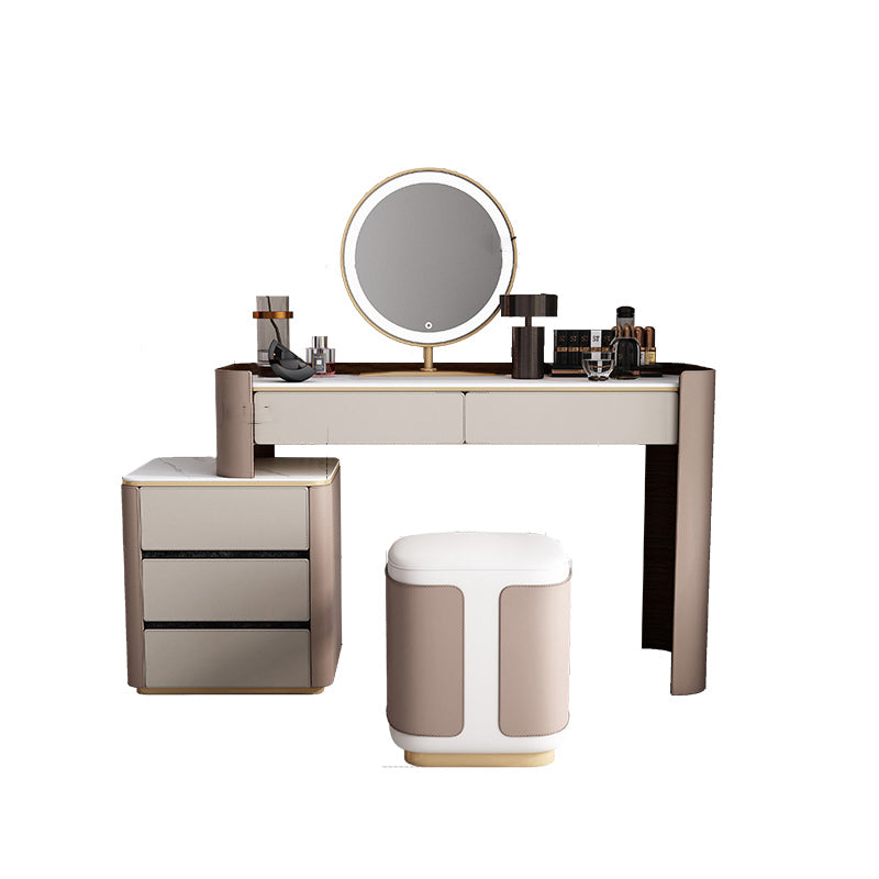 Eigentijds 30.7 "Hoogte Slate Top Table Make -up ijdelheid met laden