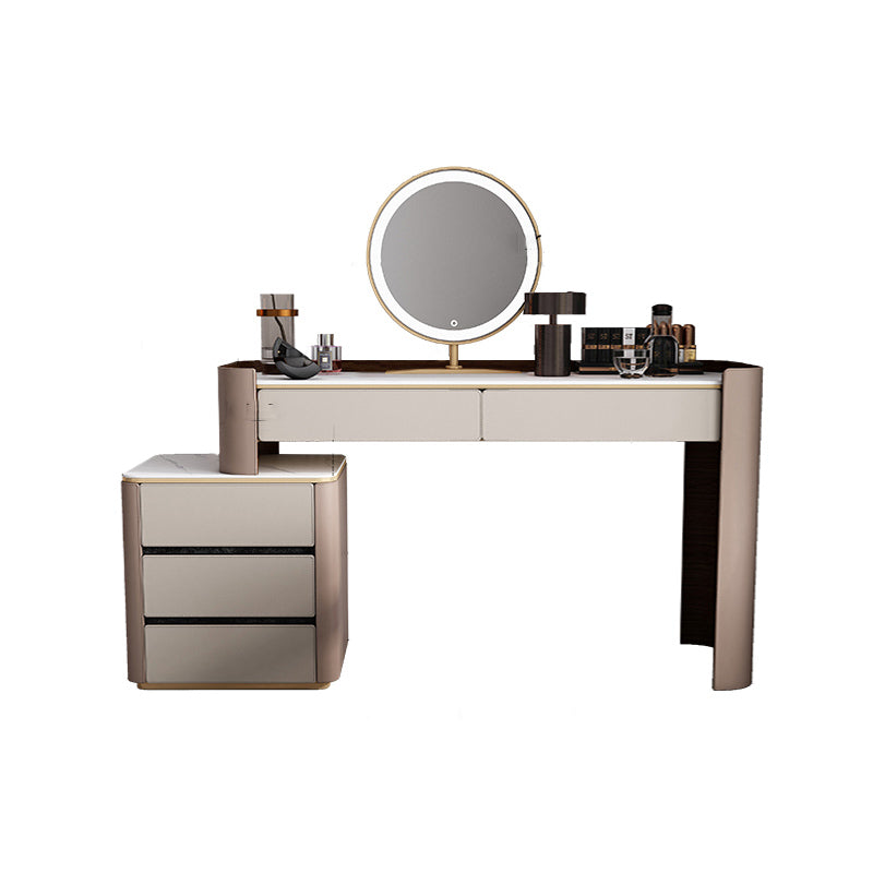 Eigentijds 30.7 "Hoogte Slate Top Table Make -up ijdelheid met laden