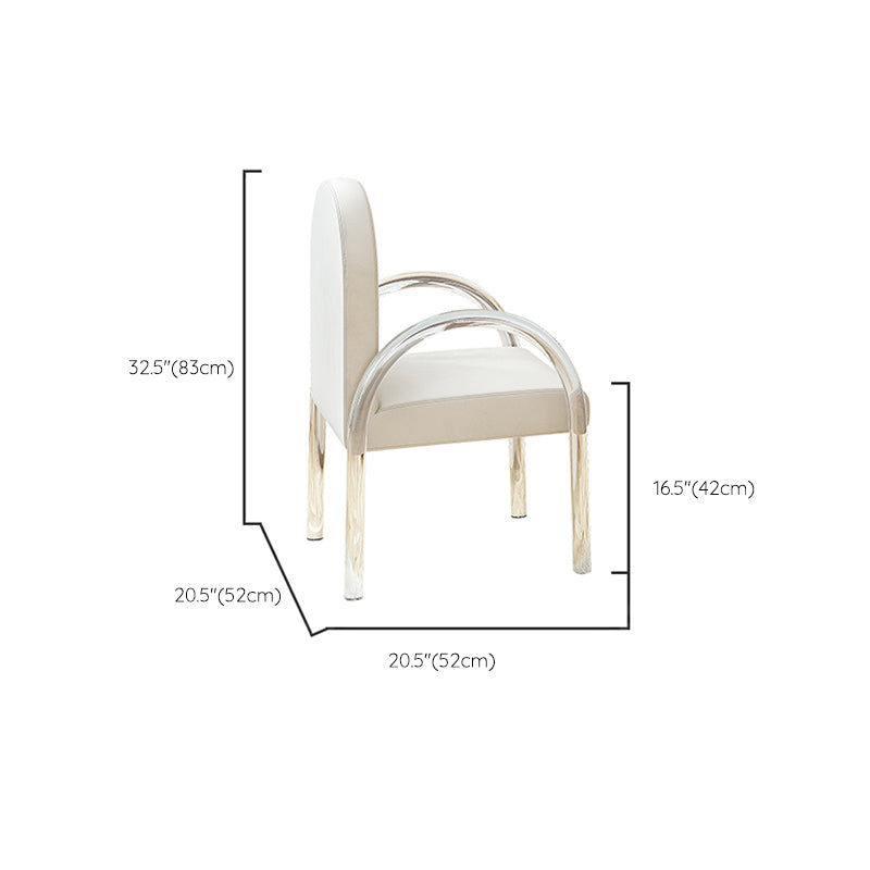 Tavolo da toeletta da top in pietra contemporanea con 2 cassetti e base acrilica