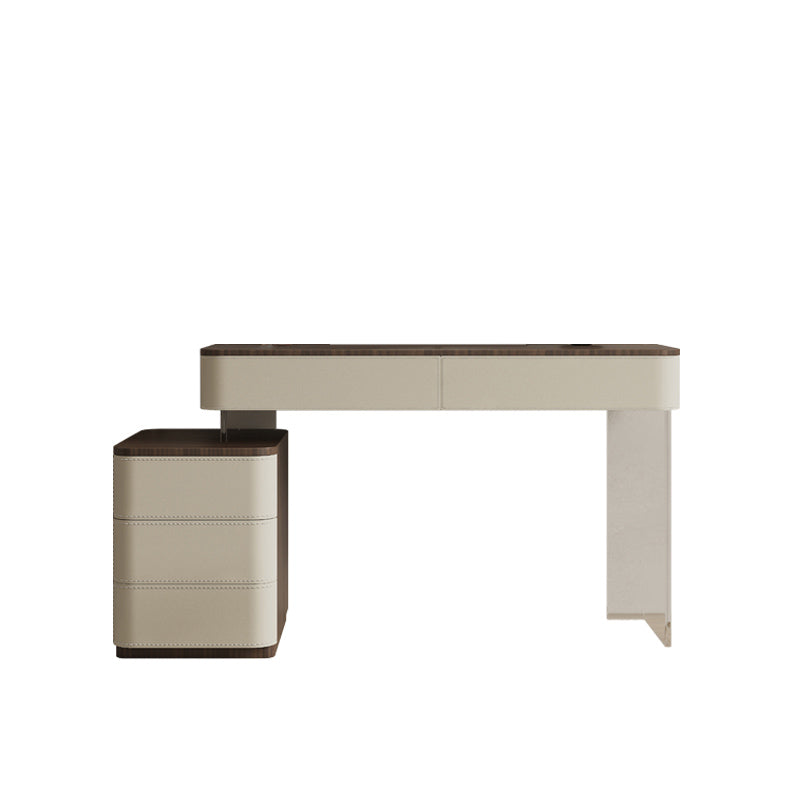 17.72 "brede make-up ijdelheid in witte make-up ijdelheid bureautafel met laden