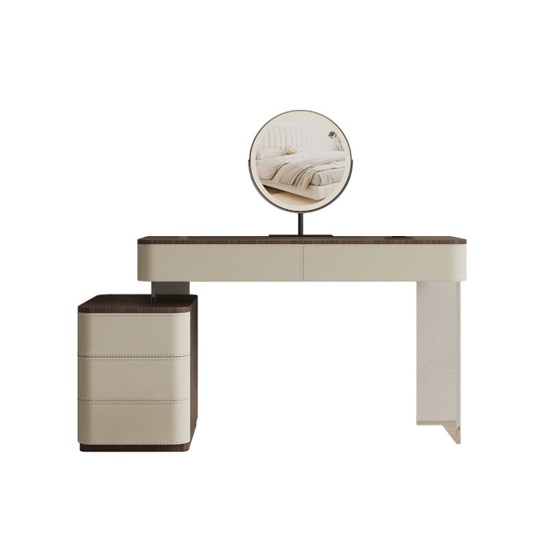 17.72 "brede make-up ijdelheid in witte make-up ijdelheid bureautafel met laden