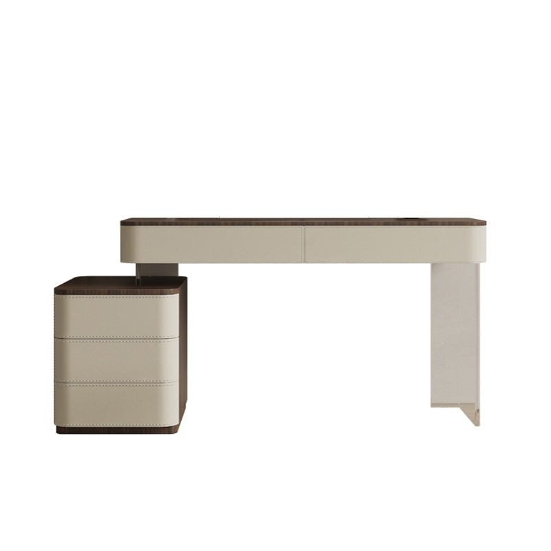 17.72 "brede make-up ijdelheid in witte make-up ijdelheid bureautafel met laden