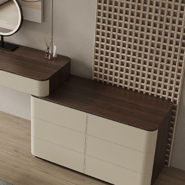 17.72 "brede make-up ijdelheid in witte make-up ijdelheid bureautafel met laden