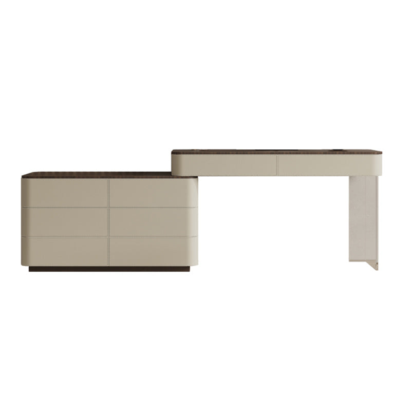 17.72 "brede make-up ijdelheid in witte make-up ijdelheid bureautafel met laden