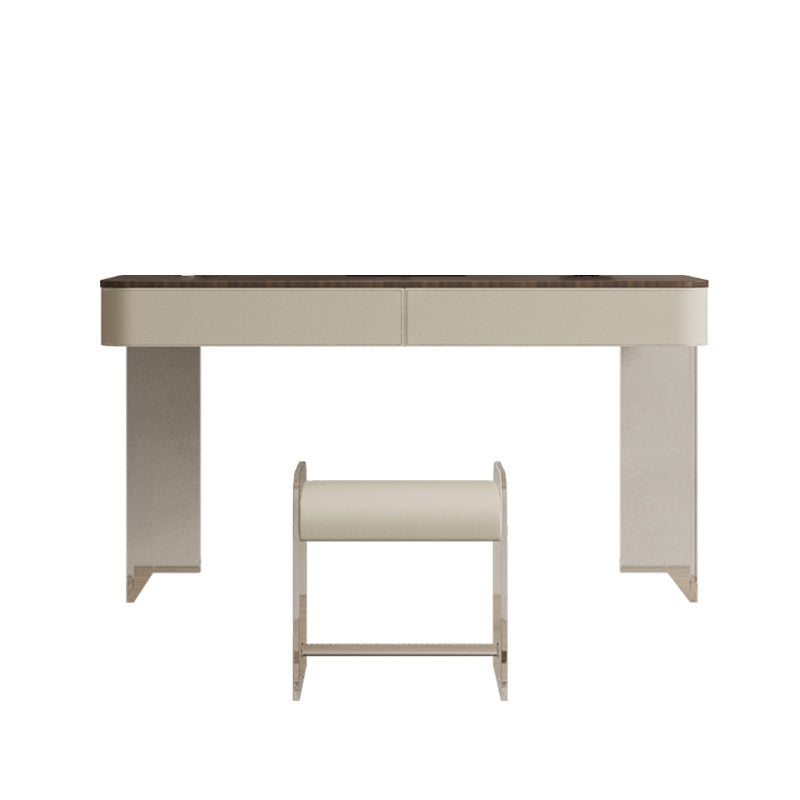 17.72 "brede make-up ijdelheid in witte make-up ijdelheid bureautafel met laden