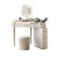 Contemporary Rectangle Make-up Vanity with 3 Drawers and Metal Base