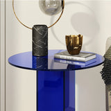 Tavolo laterale Glam largo da 19 "Cleat Acrilico Accento laterale Accento