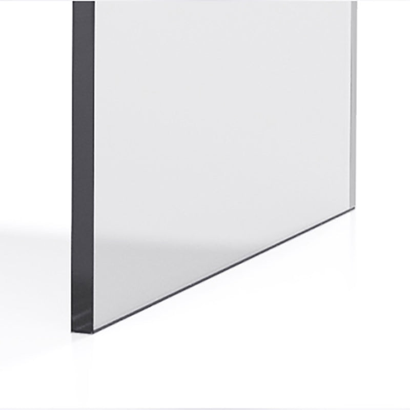 11" Wide Glam Side Table Sled Clear Acrylic Accent Side Table