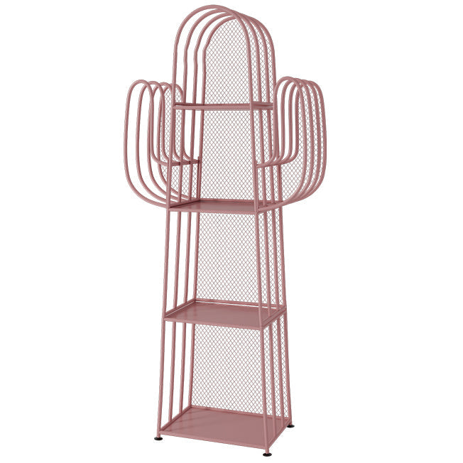 Libreria di scaffali di finiture antichi scandinavi libreria in metallo etagere con ripiani