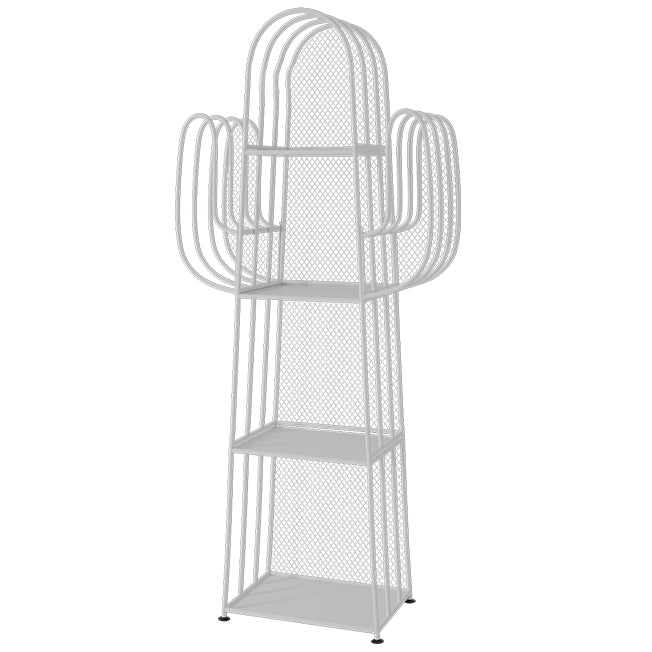 Libreria di scaffali di finiture antichi scandinavi libreria in metallo etagere con ripiani