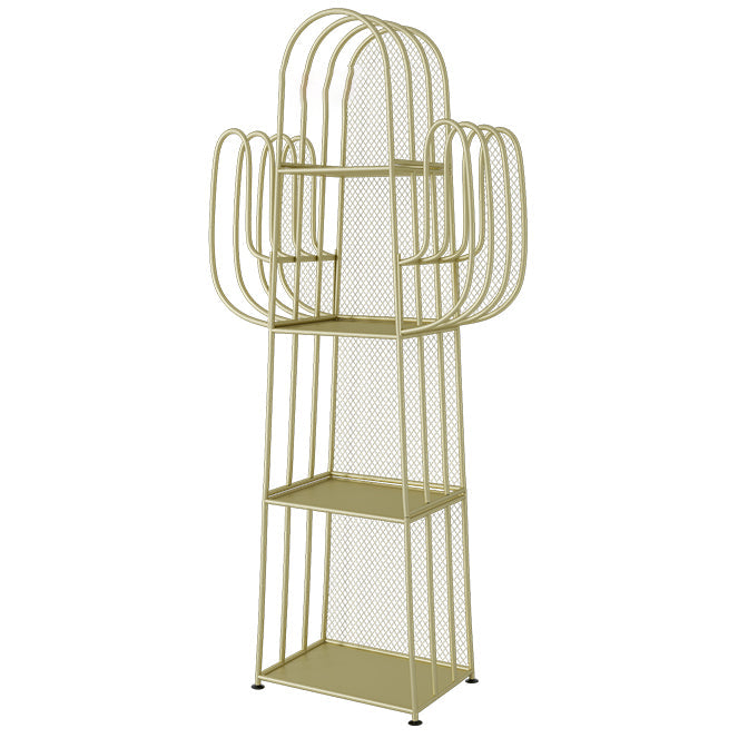 Libreria di scaffali di finiture antichi scandinavi libreria in metallo etagere con ripiani