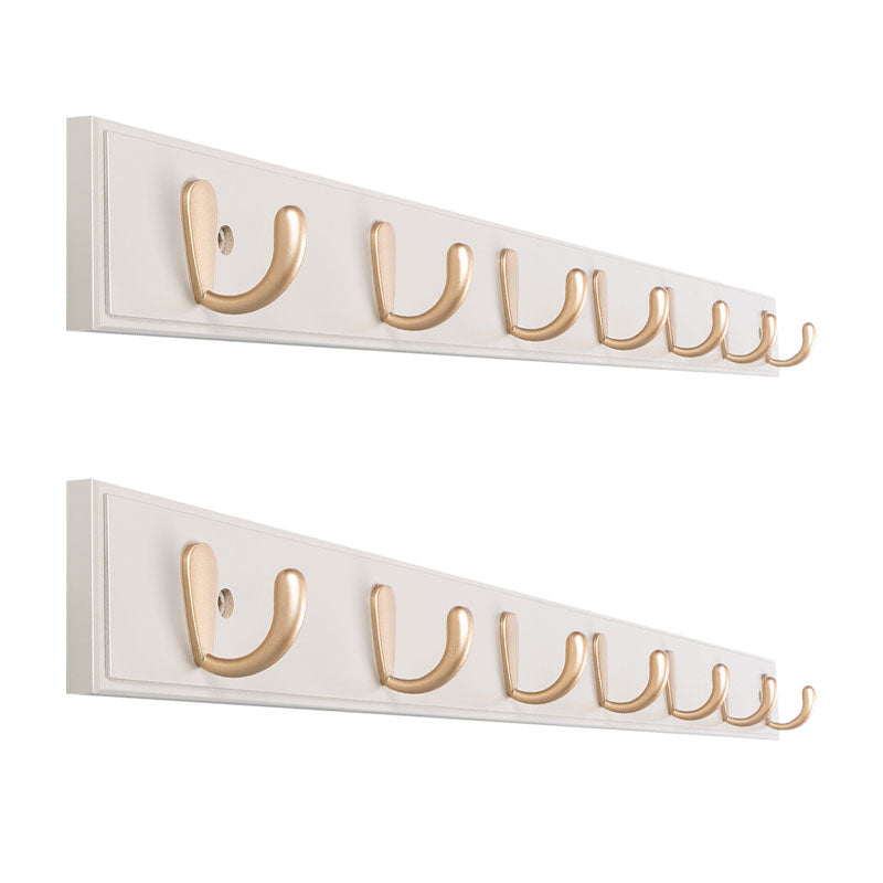 Modern Minimalist Coat Hanger Home Wall Hanging Wooden and Metal Coat Rack Grey 2 Piece Set 7 Clearhalo 'Entry & Mudroom Furniture' 'furn' 'furn_hall_tree_coat_racks' 'Furniture' 'Hall Trees & Coat Racks' 'hall_tree_coat_racks' 6645682