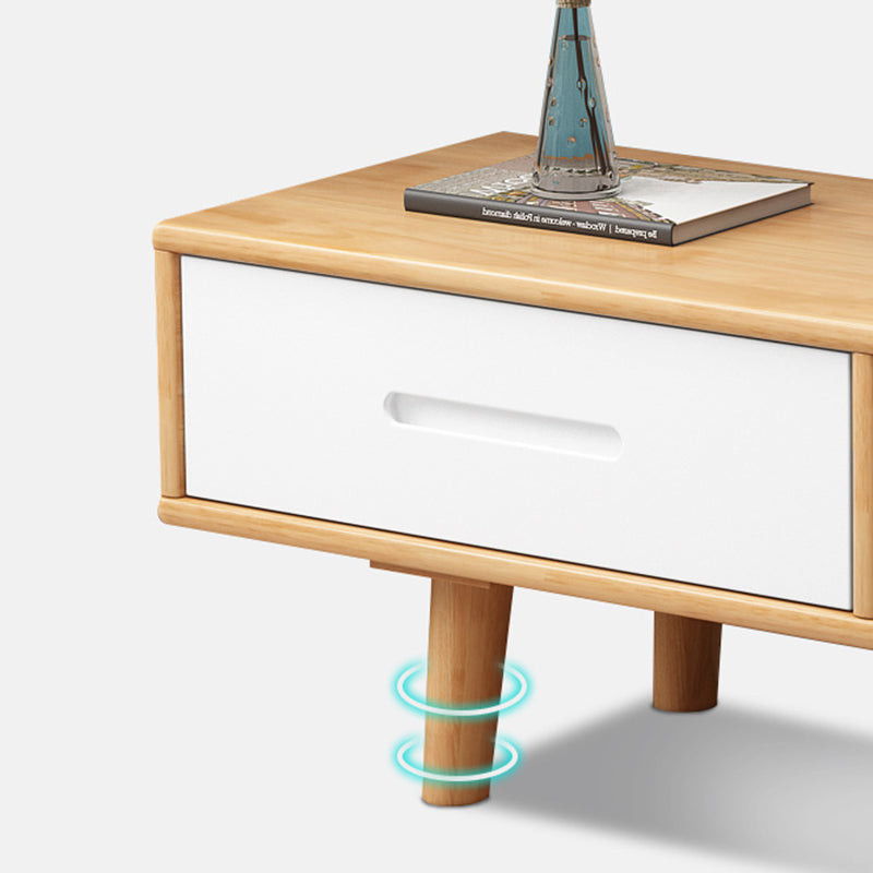 Contemporary TV Media Stand Solid Wood TV Console for Living Room Clearhalo 'furn' 'furn_tv_stands_entertainment_centers' 'Furniture' 'Living Room Furniture' 'TV Stands & Entertainment Centers' 'TV Stands & Media Storage Furniture' 'tv_stands_entertainment_centers' 6645731