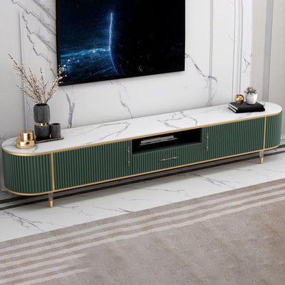 Contemporary TV Media Stand Open Storage TV Console with Drawer White Clearhalo 'furn' 'furn_tv_stands_entertainment_centers' 'Furniture' 'Living Room Furniture' 'TV Stands & Entertainment Centers' 'TV Stands & Media Storage Furniture' 'tv_stands_entertainment_centers' 6645734