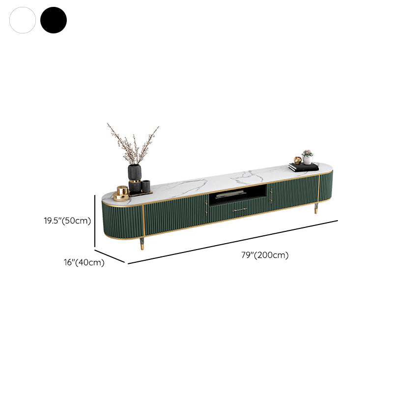Contemporary TV Media Stand Open Storage TV Console with Drawer Clearhalo 'furn' 'furn_tv_stands_entertainment_centers' 'Furniture' 'Living Room Furniture' 'TV Stands & Entertainment Centers' 'TV Stands & Media Storage Furniture' 'tv_stands_entertainment_centers' 6645745