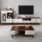 Wooden TV Media Stand Open Storage Media Console with Drawers Clearhalo 'furn' 'furn_tv_stands_entertainment_centers' 'Furniture' 'Living Room Furniture' 'TV Stands & Entertainment Centers' 'TV Stands & Media Storage Furniture' 'tv_stands_entertainment_centers' 6645750