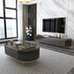 Glam TV Media Stand Enclosed Storage Media Console with 6 Drawers Clearhalo 'furn' 'furn_tv_stands_entertainment_centers' 'Furniture' 'Living Room Furniture' 'TV Stands & Entertainment Centers' 'TV Stands & Media Storage Furniture' 'tv_stands_entertainment_centers' 6645761
