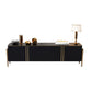 Glam TV Media Stand Enclosed Storage Media Console for Living Room Black Clearhalo 'furn' 'furn_tv_stands_entertainment_centers' 'Furniture' 'Living Room Furniture' 'TV Stands & Entertainment Centers' 'TV Stands & Media Storage Furniture' 'tv_stands_entertainment_centers' 6645788