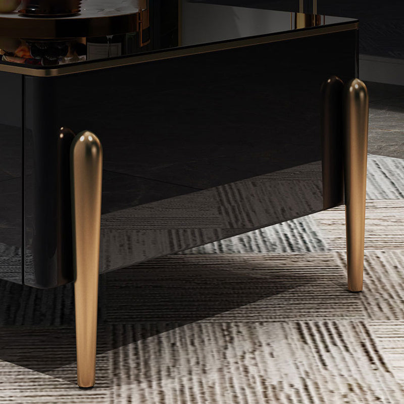 Glam TV Media Stand Enclosed Storage Media Console for Living Room Clearhalo 'furn' 'furn_tv_stands_entertainment_centers' 'Furniture' 'Living Room Furniture' 'TV Stands & Entertainment Centers' 'TV Stands & Media Storage Furniture' 'tv_stands_entertainment_centers' 6645795