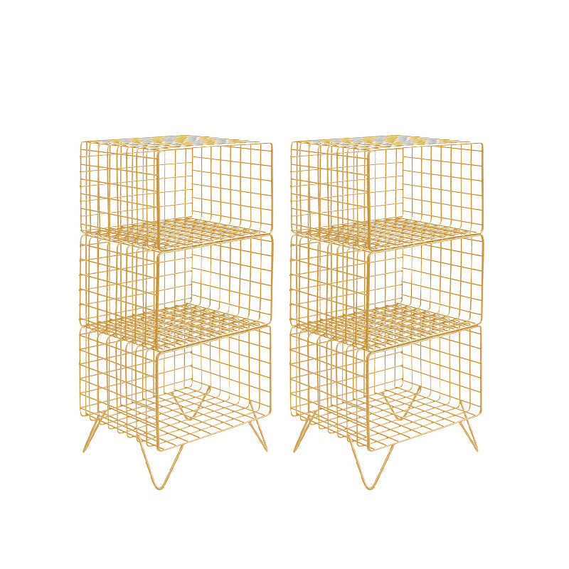 Metal Accent Table Nightstand Open Storage Bedside Cabinet for Bedroom https: res.litfad.com site img item 2022 11 04 6646148 1200x1200.jpg 2 Piece Set Clearhalo 'Bedroom Furniture' 'furn' 'furn_night_stand' 'Furniture' 'night_stand' 'Nightstands' 6646147