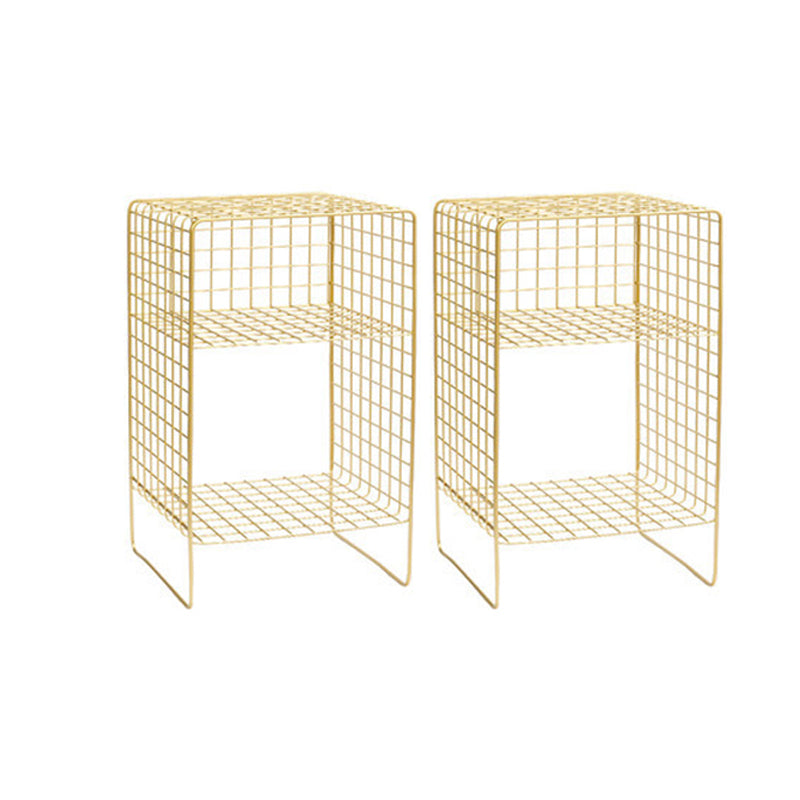 Metal Accent Table Nightstand Open Storage Bedside Cabinet for Bedroom https: res.litfad.com site img item 2022 11 23 6646150 1200x1200.jpg 2 Piece Set Clearhalo 'Bedroom Furniture' 'furn' 'furn_night_stand' 'Furniture' 'night_stand' 'Nightstands' 6646152