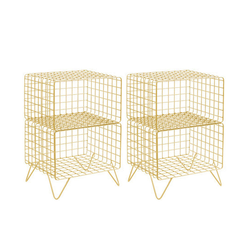 Metal Accent Table Nightstand Open Storage Bedside Cabinet for Bedroom https: res.litfad.com site img item 2022 11 20 6646146 1200x1200.jpg 2 Piece Set Clearhalo 'Bedroom Furniture' 'furn' 'furn_night_stand' 'Furniture' 'night_stand' 'Nightstands' 6646154