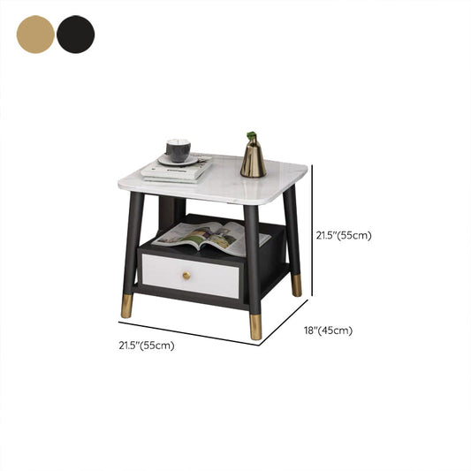 Offener Aufbewahrungsbett Nachttisch Steinbettkanal für Schlafzimmer