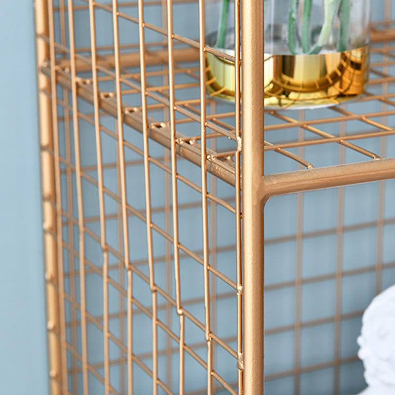 ベッドルーム用のメタルベッドナイトスタンドオープンストレージベッドサイドキャビネット