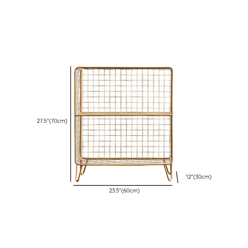 ベッドルーム用のメタルベッドナイトスタンドオープンストレージベッドサイドキャビネット