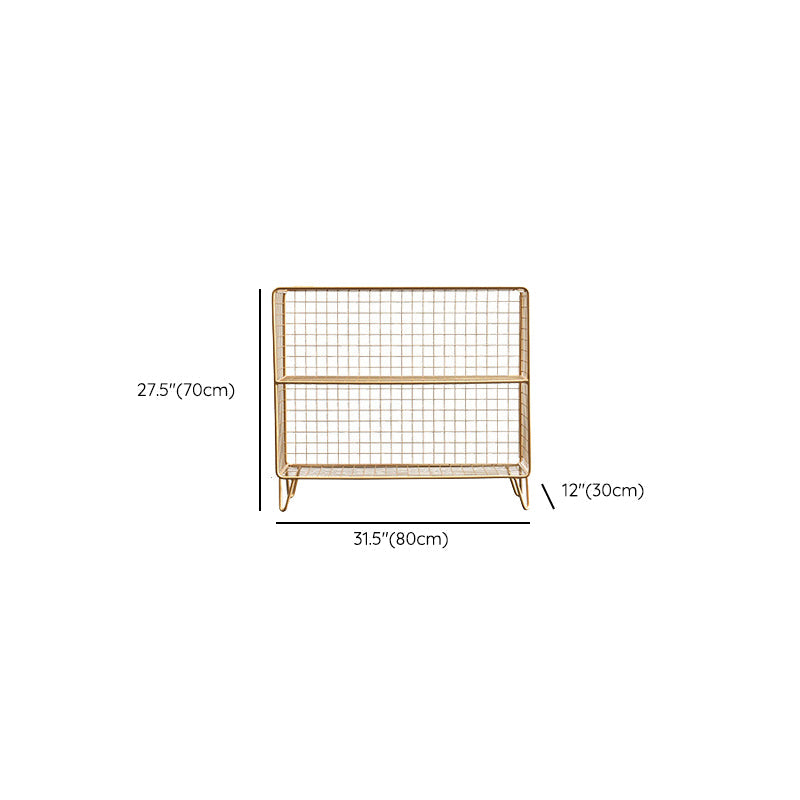 ベッドルーム用のメタルベッドナイトスタンドオープンストレージベッドサイドキャビネット