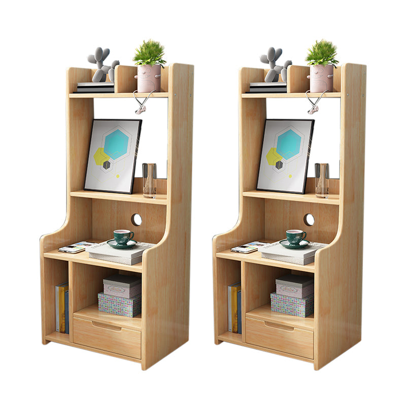 Modernes Bett Nachttisch Masster Holz Akzenttisch Nachttisch mit Schublade