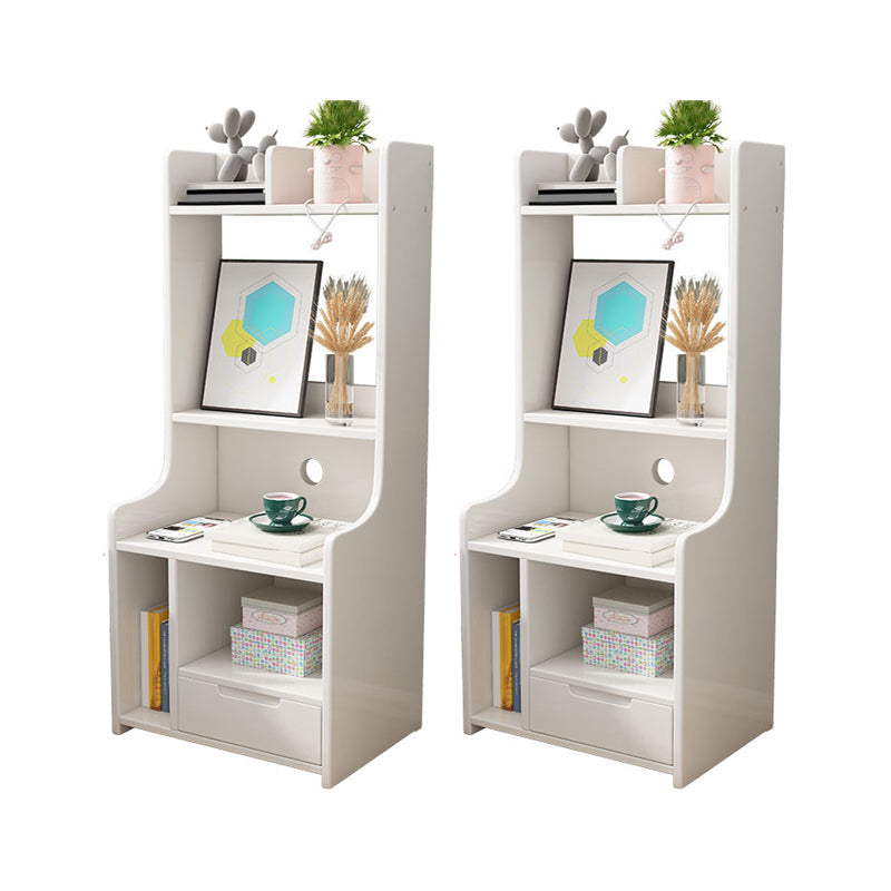 Modernes Bett Nachttisch Masster Holz Akzenttisch Nachttisch mit Schublade