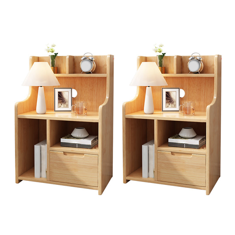 Modernes Bett Nachttisch Masster Holz Akzenttisch Nachttisch mit Schublade