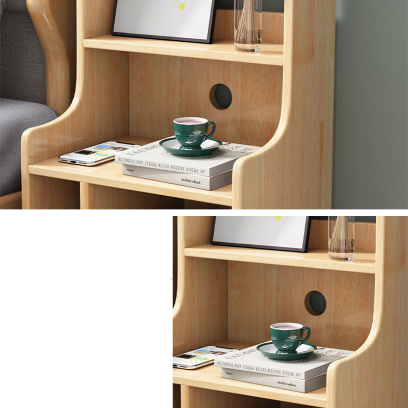 Modernes Bett Nachttisch Masster Holz Akzenttisch Nachttisch mit Schublade