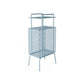 Open Storage Bed Nightstand Metal Bedside Cabinet for Bedroom