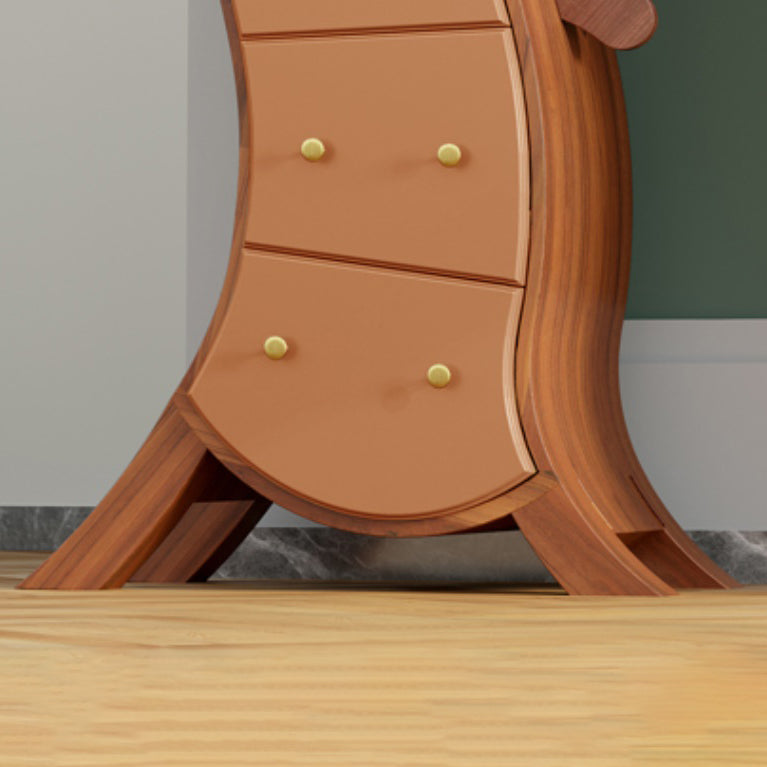 Ultra-Modern Lingerie Chest Birch Vertical Storage Chest Dresser for Bedroom