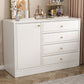 Classic Glam Storage Chest Dresser Wooden Dresser with Drawers