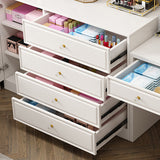 Classic Glam opbergkast dressoir houten dressoir met laden