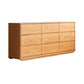 Commode double ultra moderne en pin massif, commode de rangement horizontale pour chambre à coucher