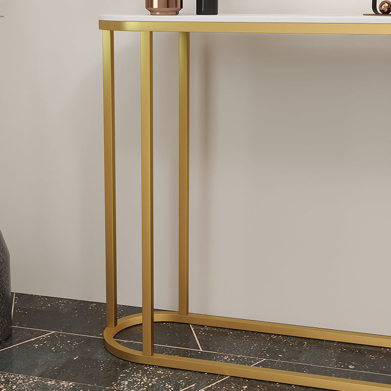 Tavolo console in pietra glam tavolo divano console di ferro dorato per sala