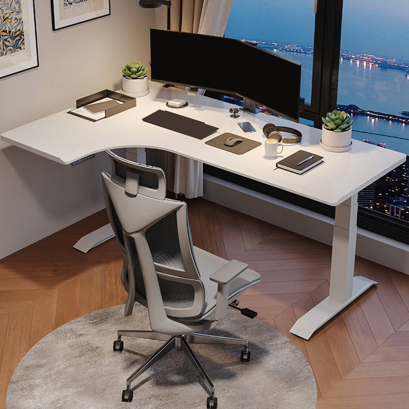 23,4-inch H Industrial Office Desk L-vorm Gefabriceerd Wood Writing Desk