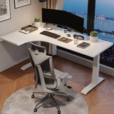 23,4-inch H Industrial Office Desk L-vorm Gefabriceerd Wood Writing Desk