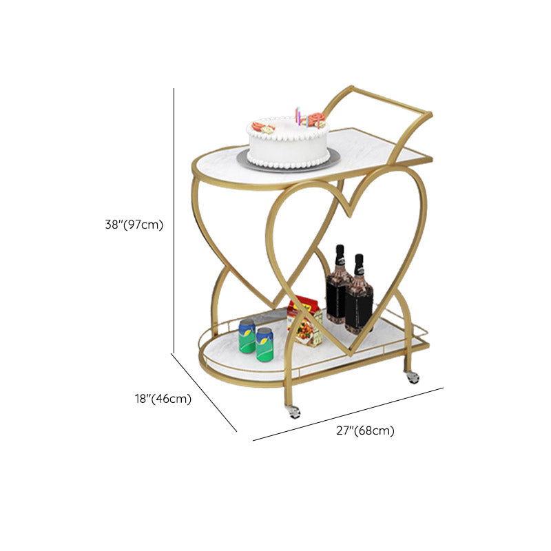 Table de préparation à la maison moderne de stockage ouvert Home Dining Table de préparation