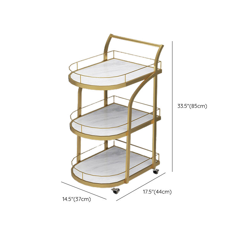 Table de préparation à la maison moderne de stockage ouvert Home Dining Table de préparation