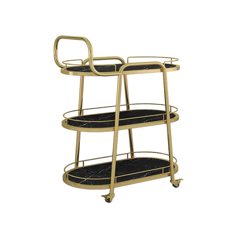 Chariot de cuisine moderne ouverte de rangement maison de préparation à restauration