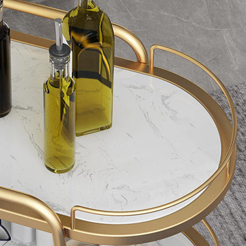 Chariot de cuisine moderne ouverte de rangement maison de préparation à restauration