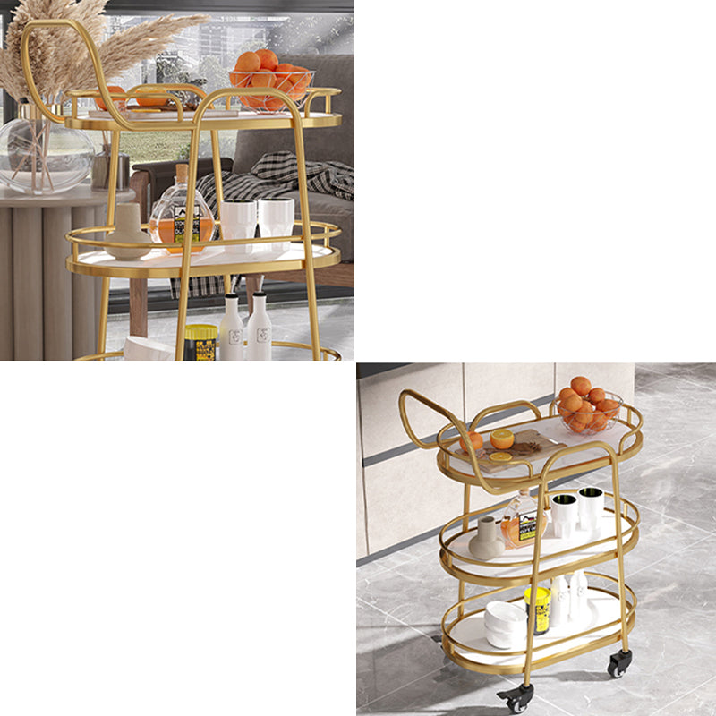 Tavolo da preparazione moderno da pranzo a casa tavolo da preparazione a chiusura ovale