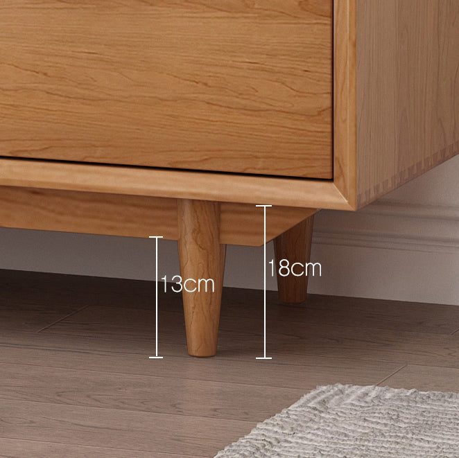 Tavolo a buffet moderno con porte scorrevoli in legno a buffet in legno massiccio