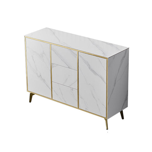 Contemporary Sideboard Table 3 Drawer Sideboard Cabinet for Kitchen Clearhalo 'buffet_sideboard' 'Buffets & Sideboards' 'furn' 'furn_buffet_sideboard' 'Furniture' 'Kitchen & Dining Furniture' 6646779